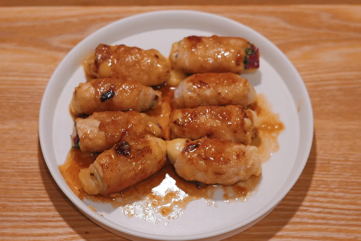 Recipe さつまいもとチーズの豚肉巻き