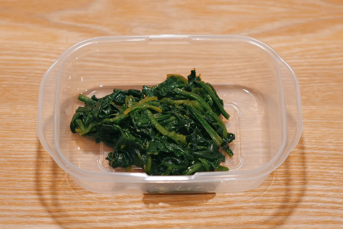 Recipe ほうれん草のごま和え