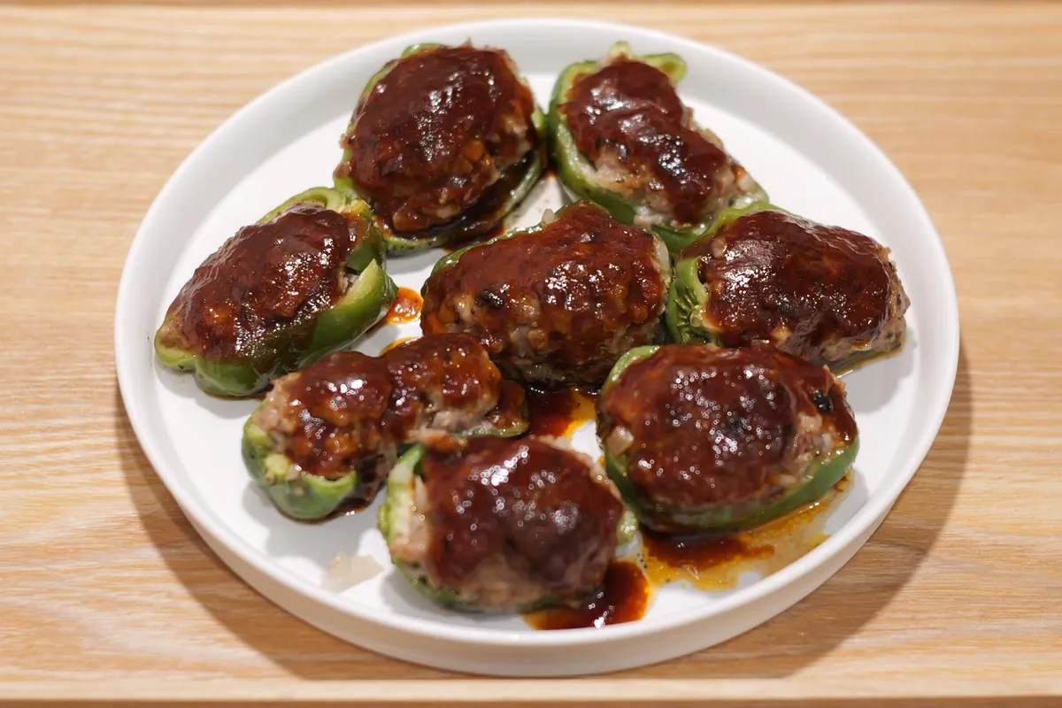 Recipe ピーマンの肉詰め
