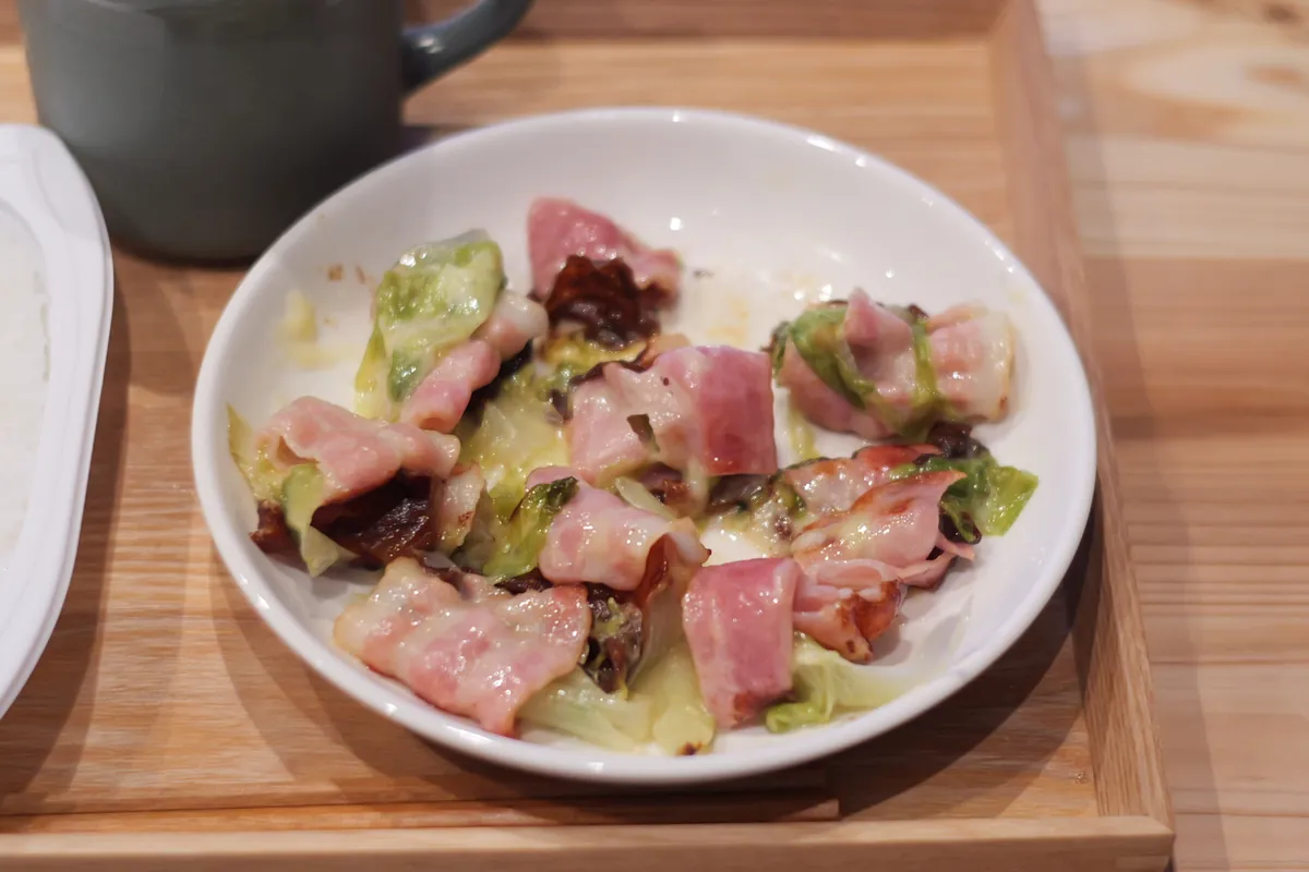 Recipe レタスとチーズのベーコン巻き