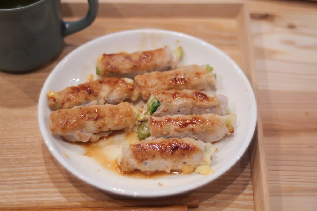 Recipe レタスとチーズの豚ロース肉巻き