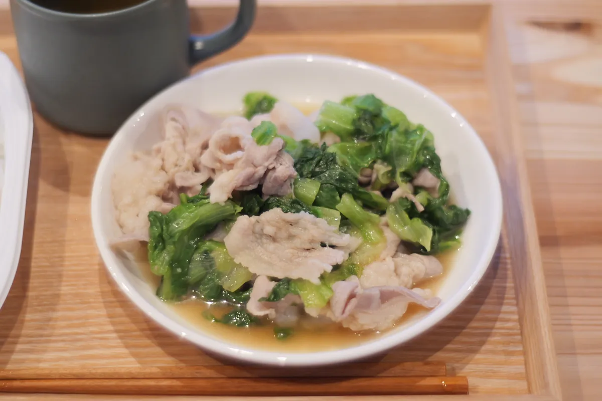 Recipe 塩だれ豚レタス